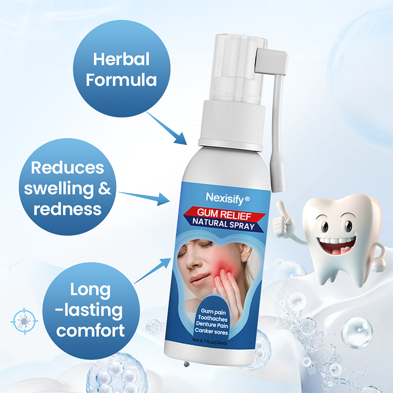Nexisify® Gum Relief Natural Spray |🏆Recommended By Dental Experts