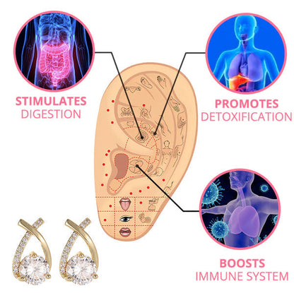 (🔥LAST DAY SALE-50% OFF) Medazy™ Lymphvity MagneTherapy Germanium Earrings