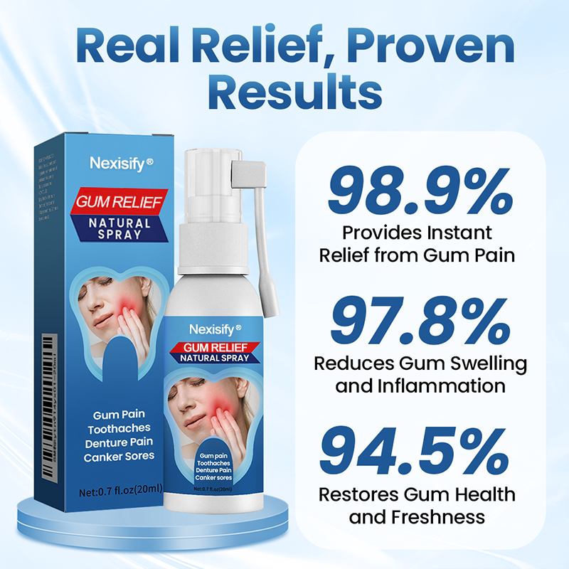 Nexisify® Gum Relief Natural Spray |🏆Recommended By Dental Experts