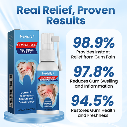 Nexisify® Gum Relief Natural Spray |🏆Recommended By Dental Experts
