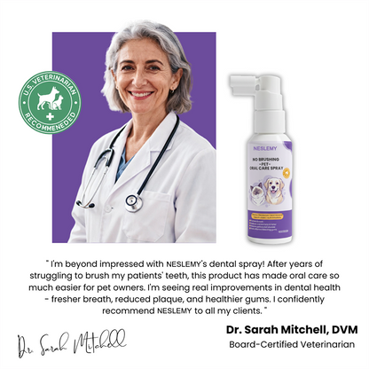 NESLEMY® Pet Dental Spray || Veterinarian Recommended 🏆