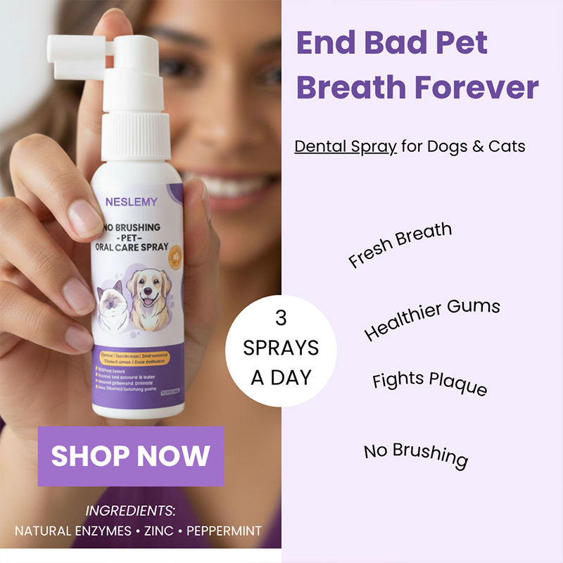NESLEMY® Pet Dental Spray || Veterinarian Recommended 🏆