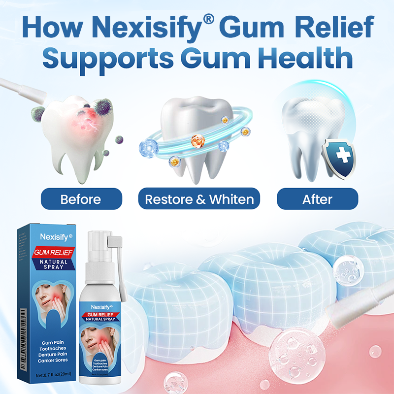 Nexisify® Gum Relief Natural Spray |🏆Recommended By Dental Experts