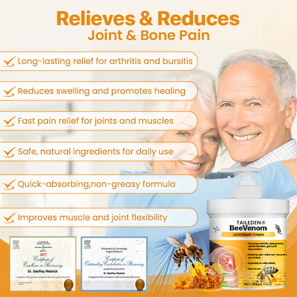 🐝TAILEDEN®Bee Venom Joint Repair Cream-Naturally Soothe & Repair