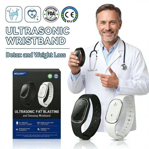 Official Store🧑‍⚕️NESLEMY™ Ultrasonic Fat Blasting and Detoxing Wristband B
