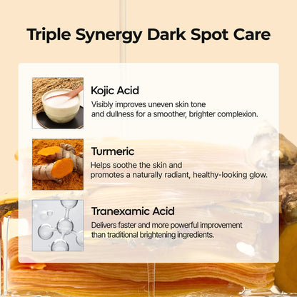 Cheemex® Kojic Acid Turmeric TX Toner Pad 70pads - Dark Spot & Pigmentation Care for Uneven Skin Tone