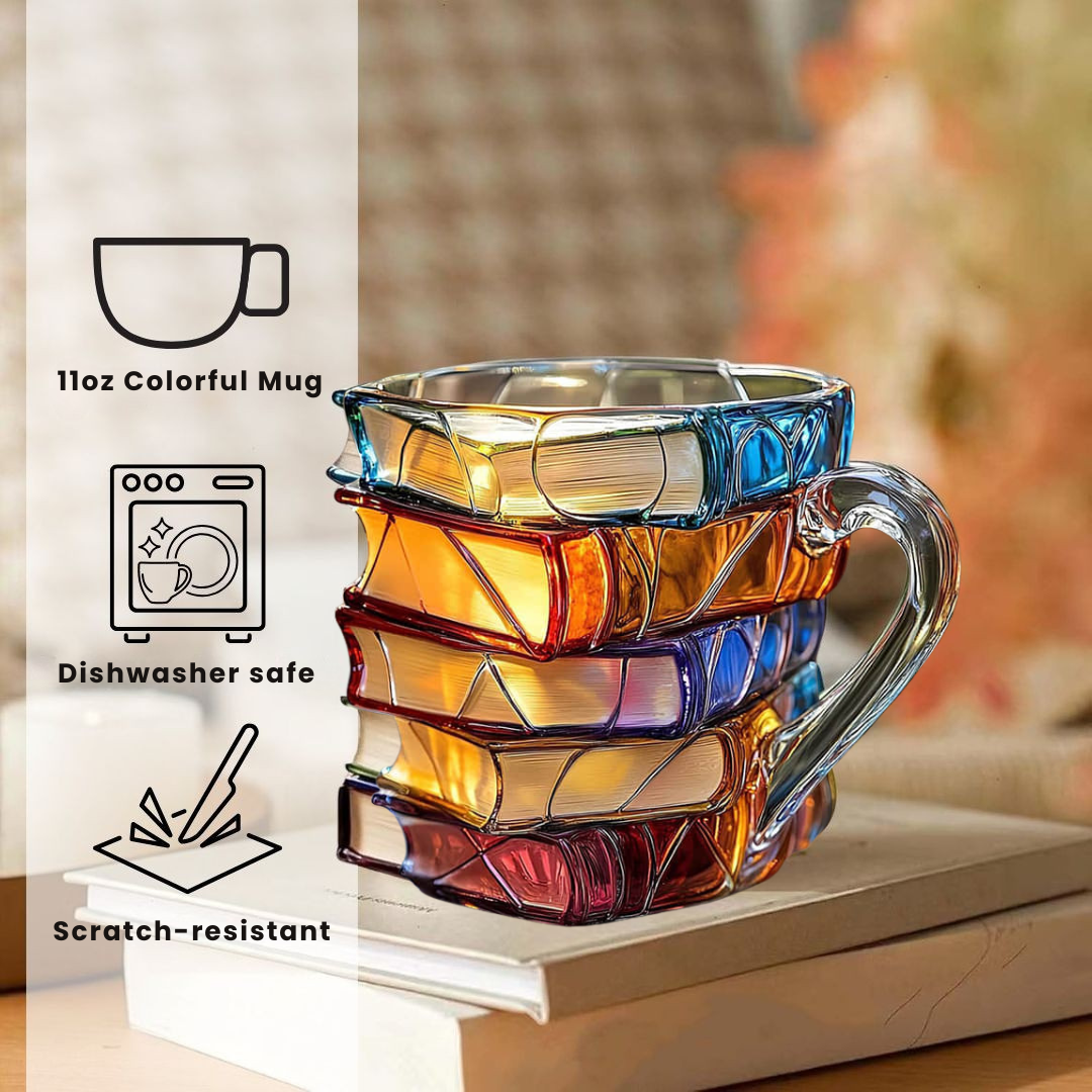 🔥🎁The Most Popular Christmas Gifts🎁🎁 Handmade 3D Reading Happiness Mug - Original
