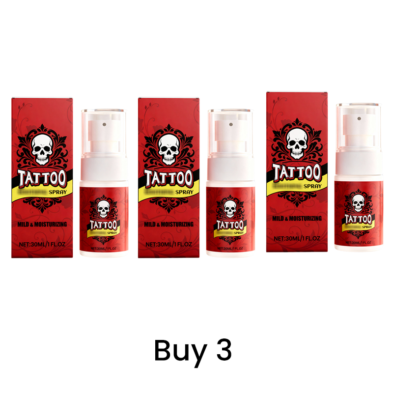 Tattoo Aftercare Spray – ultra-fine mist, hydrates, revives ink vibrancy